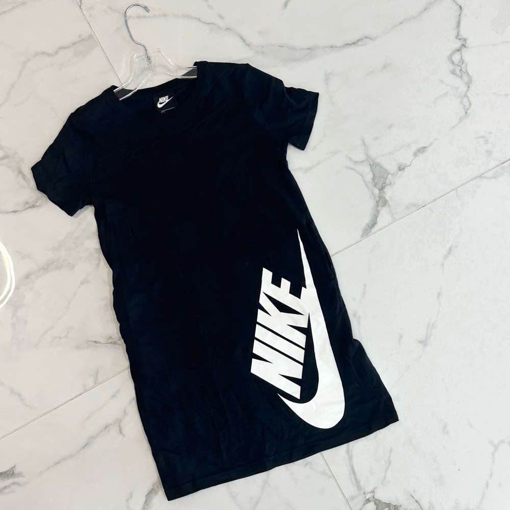 Nike Girl’s Black Dress with White Logo